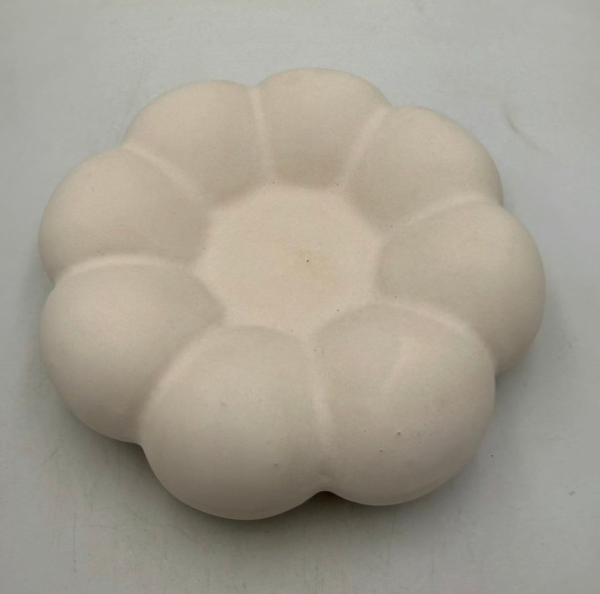 Unglazed Low Fire Earthenware Flower Dish