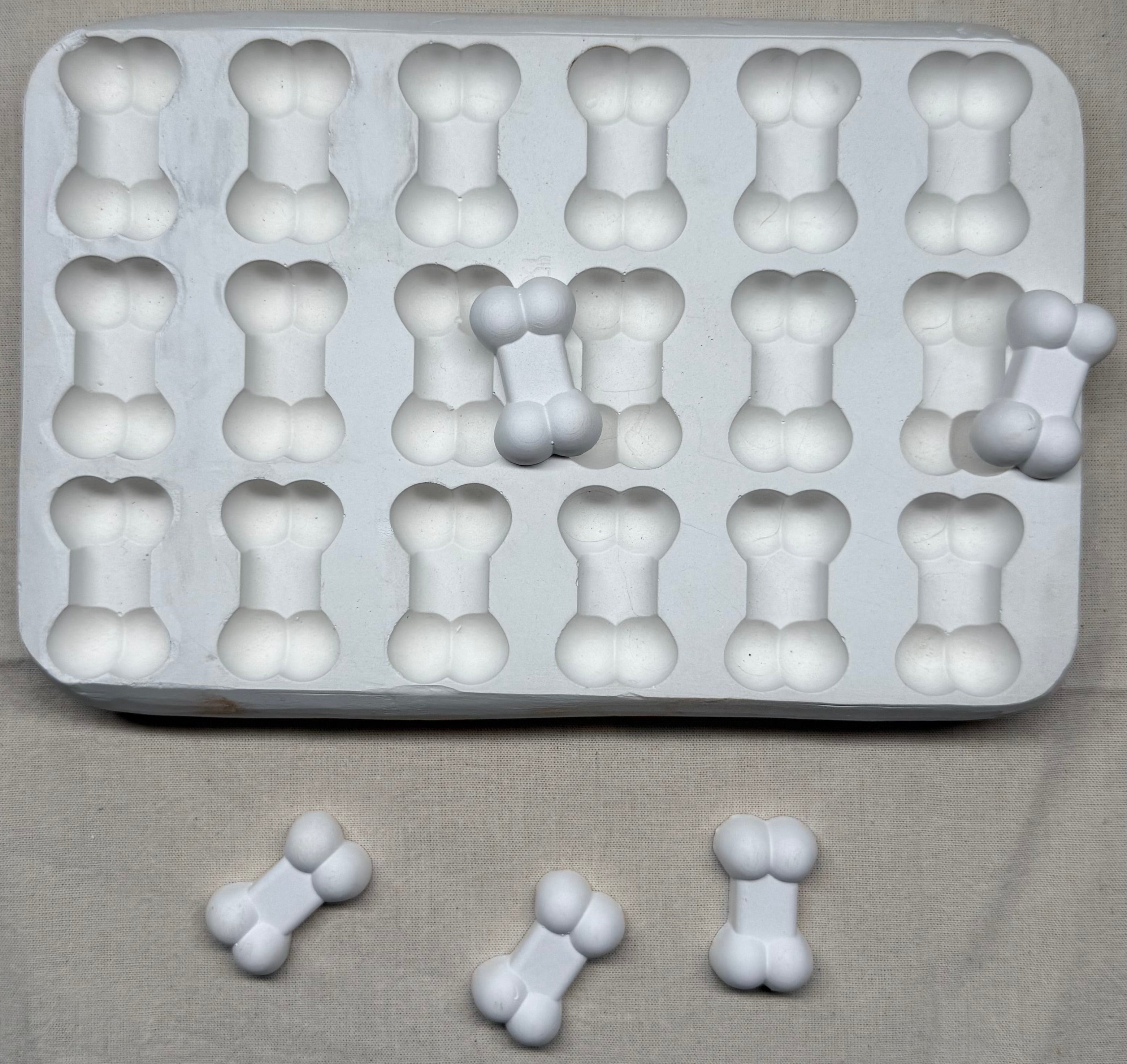 Bone Shape Plaster Mold