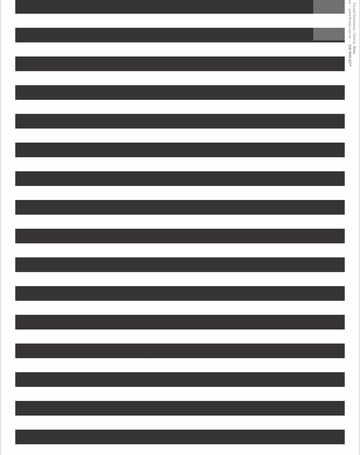 Black stripes 02 overglaze decal