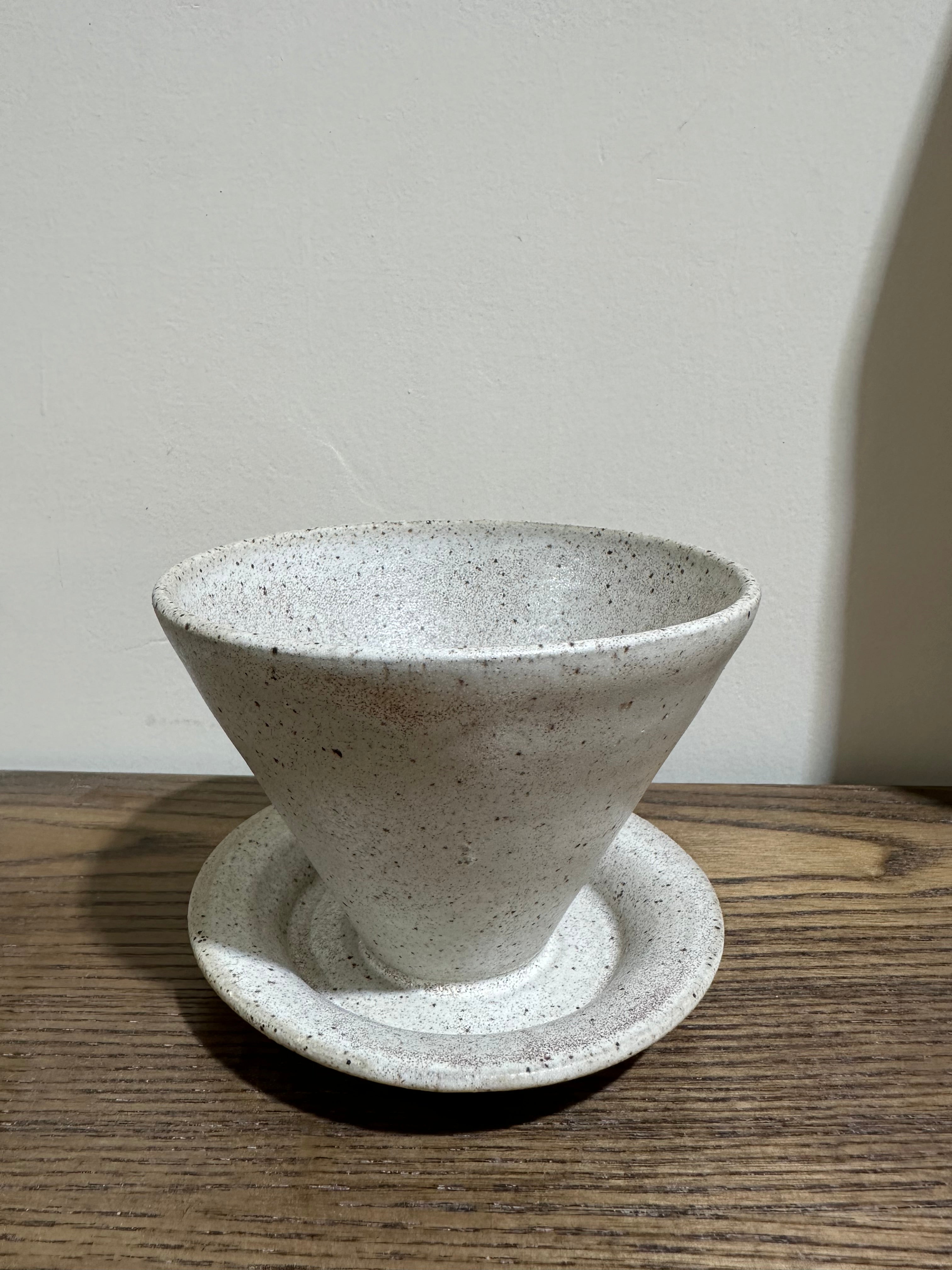 On brown clay