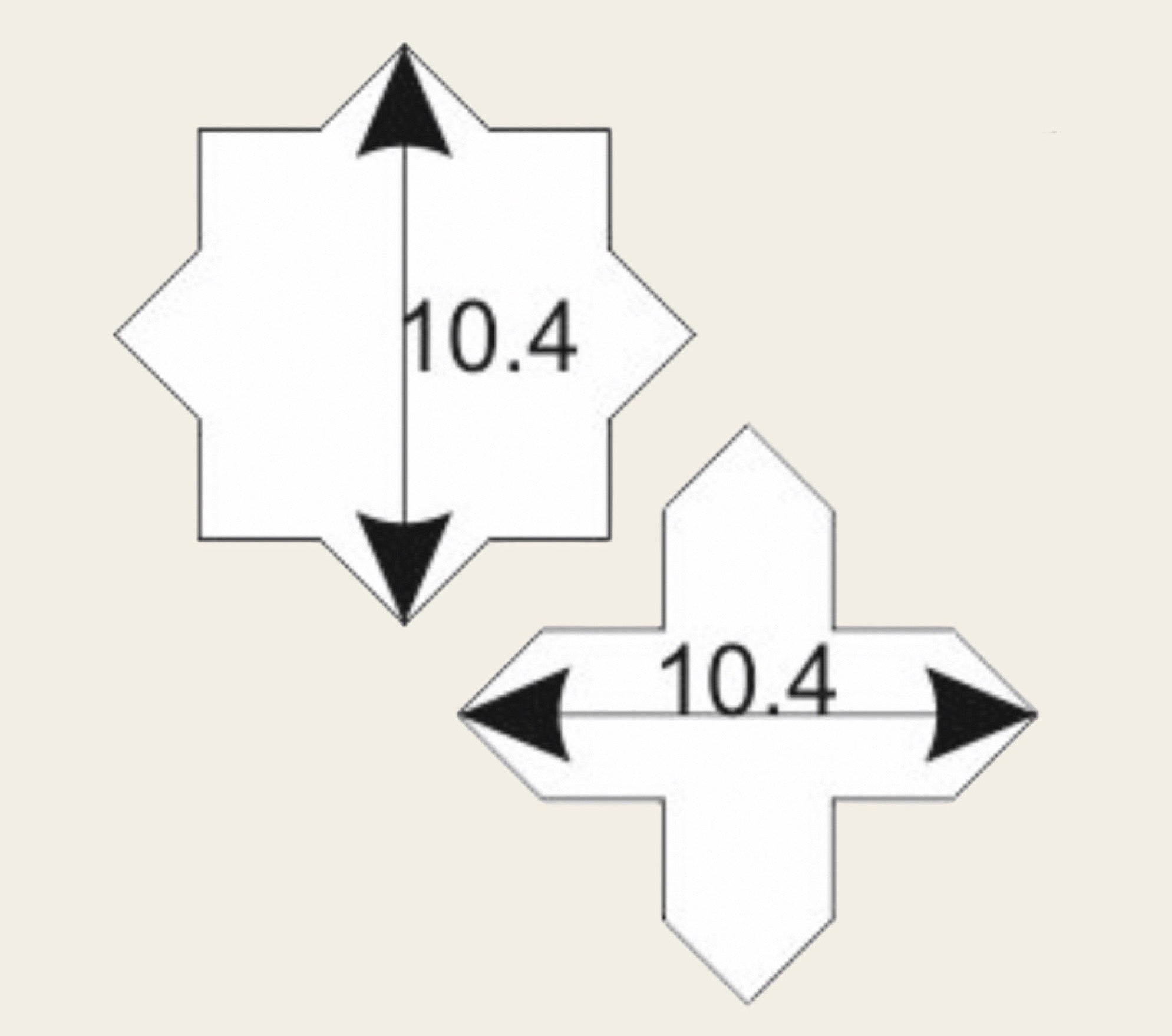Mold for tile making – Geometric design