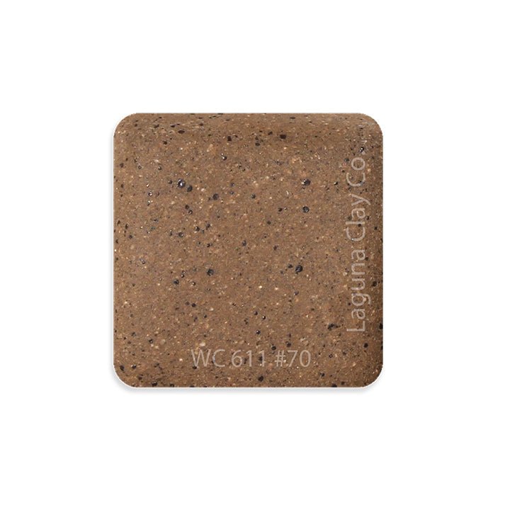 Curved Bisque Cup 003 brown clay