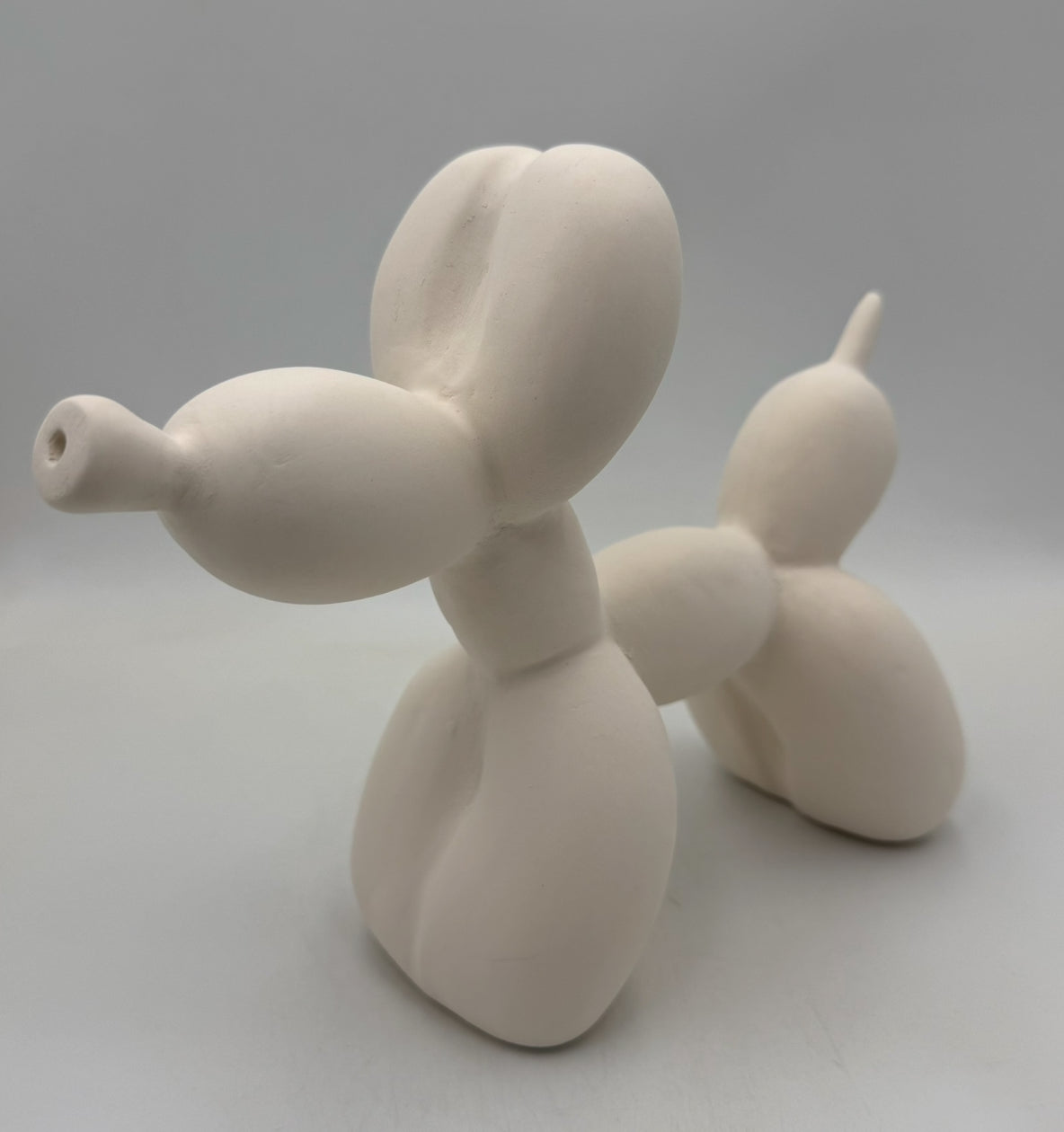 Ballon Dog Earthenware Bisque
