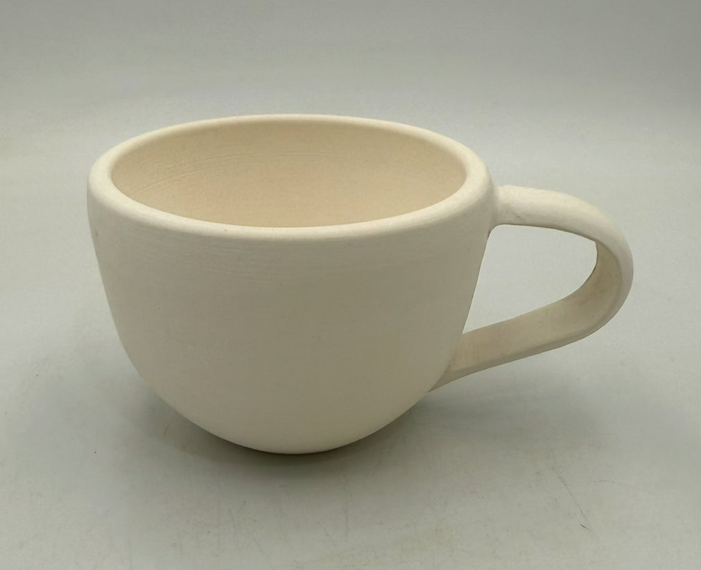 Small Cup with handle Earthenware Bisque