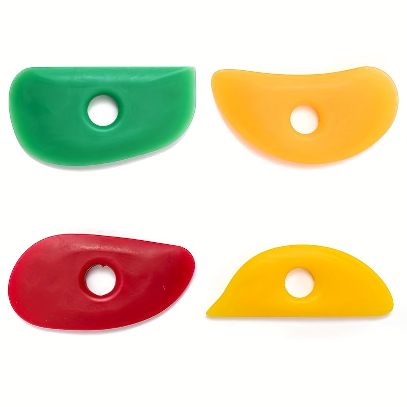4pcs Silicone Ceramic rib