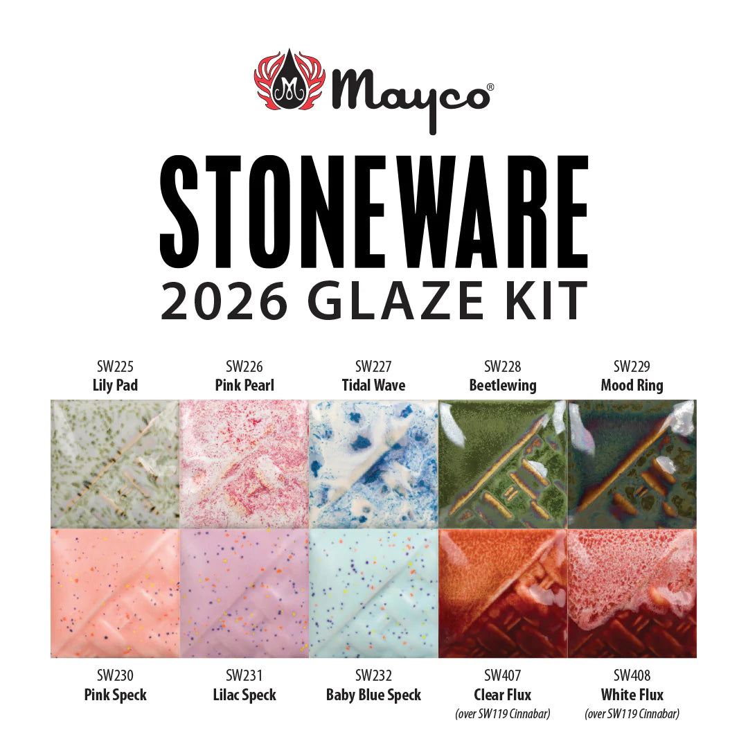 2026 Stoneware Sample Glaze Kit (4oz) SW2026KIT