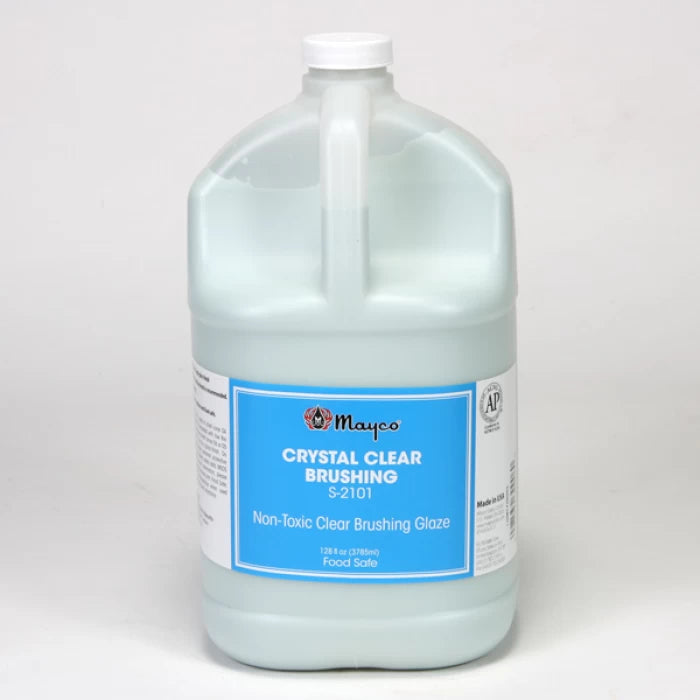 Crystal Clear Brushing Glaze (Gallon) S2101 - Low Fire