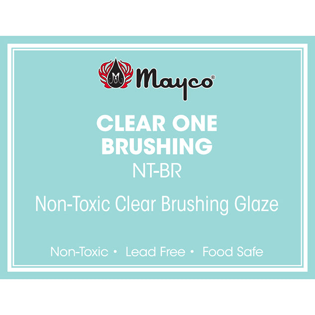 Clear Glaze One Brushing NTBR - Low Fire - Gallon Size