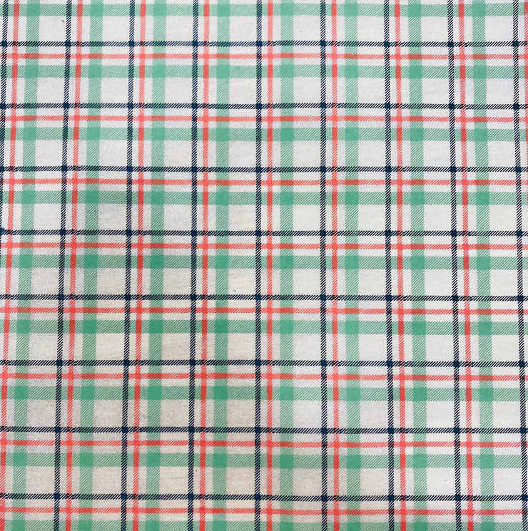 Holiday Plaid - Underglaze Transfer Sheet - Multi Colored