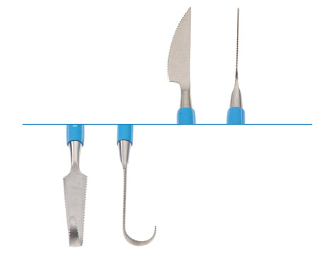 Serrated Hook and Knife Tool (Hand-Forged) XST 11