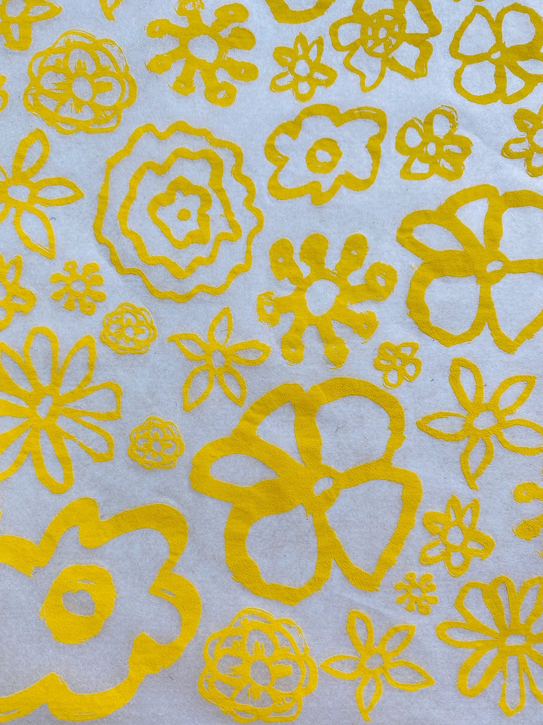 Ink Flower - Underglaze Transfer Sheet - You Choose Color