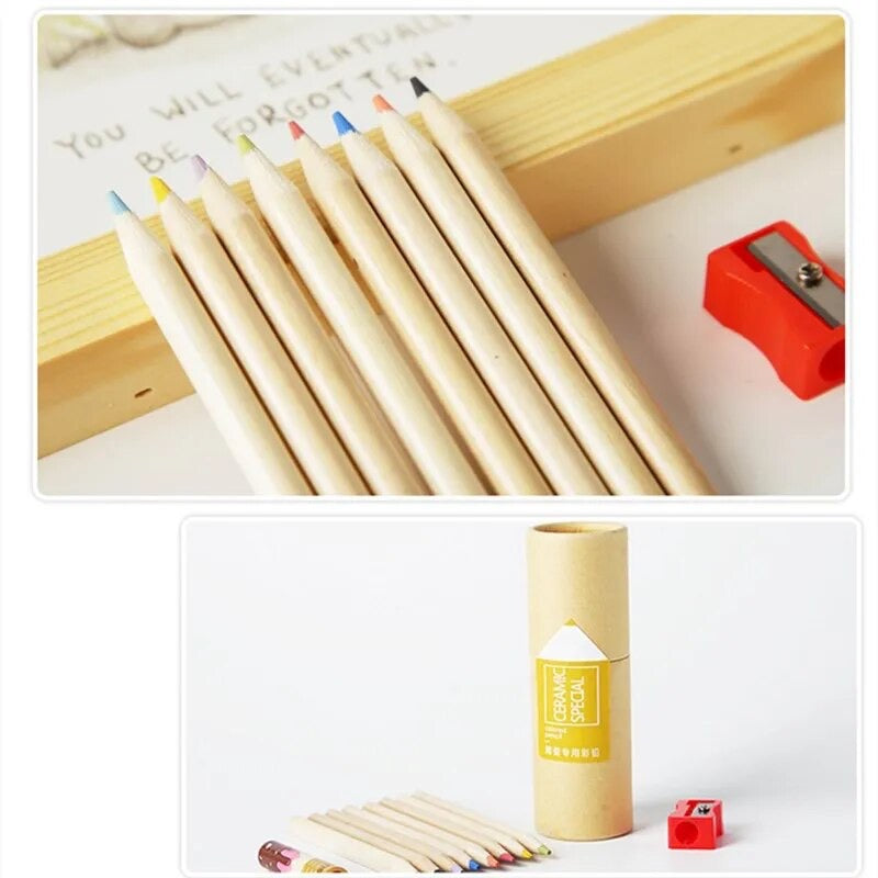 Underglaze Pencils - Set Of 8 Colors