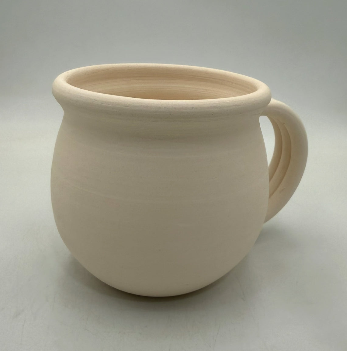 Mug with handle Earthenware Bisque 002