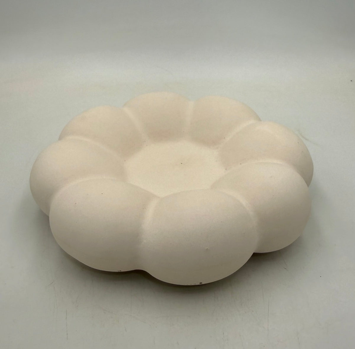Unglazed Low Fire Earthenware Flower Dish