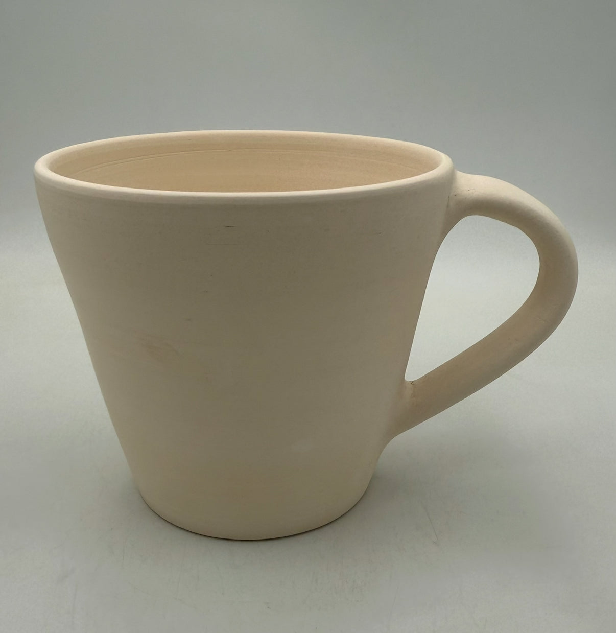 Mug with handle Earthenware Bisque 003
