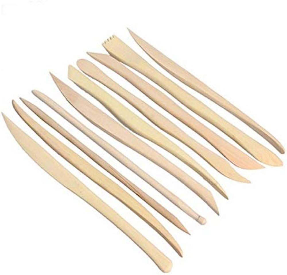 10 pcs wooden Sculpting Pottery Tools Set