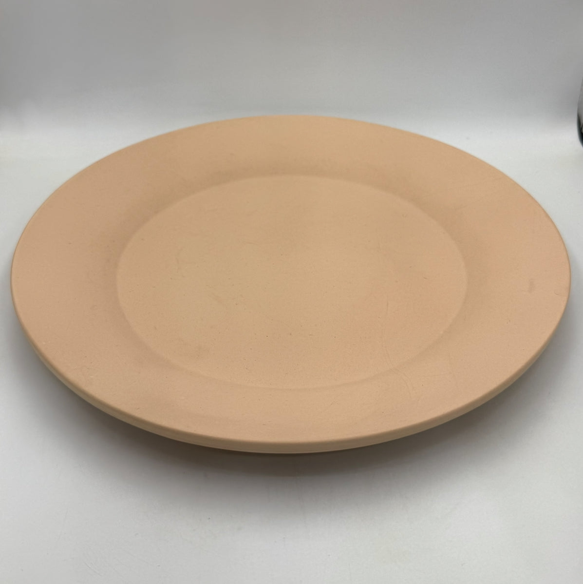 Plate Earthenware Bisque 26cm