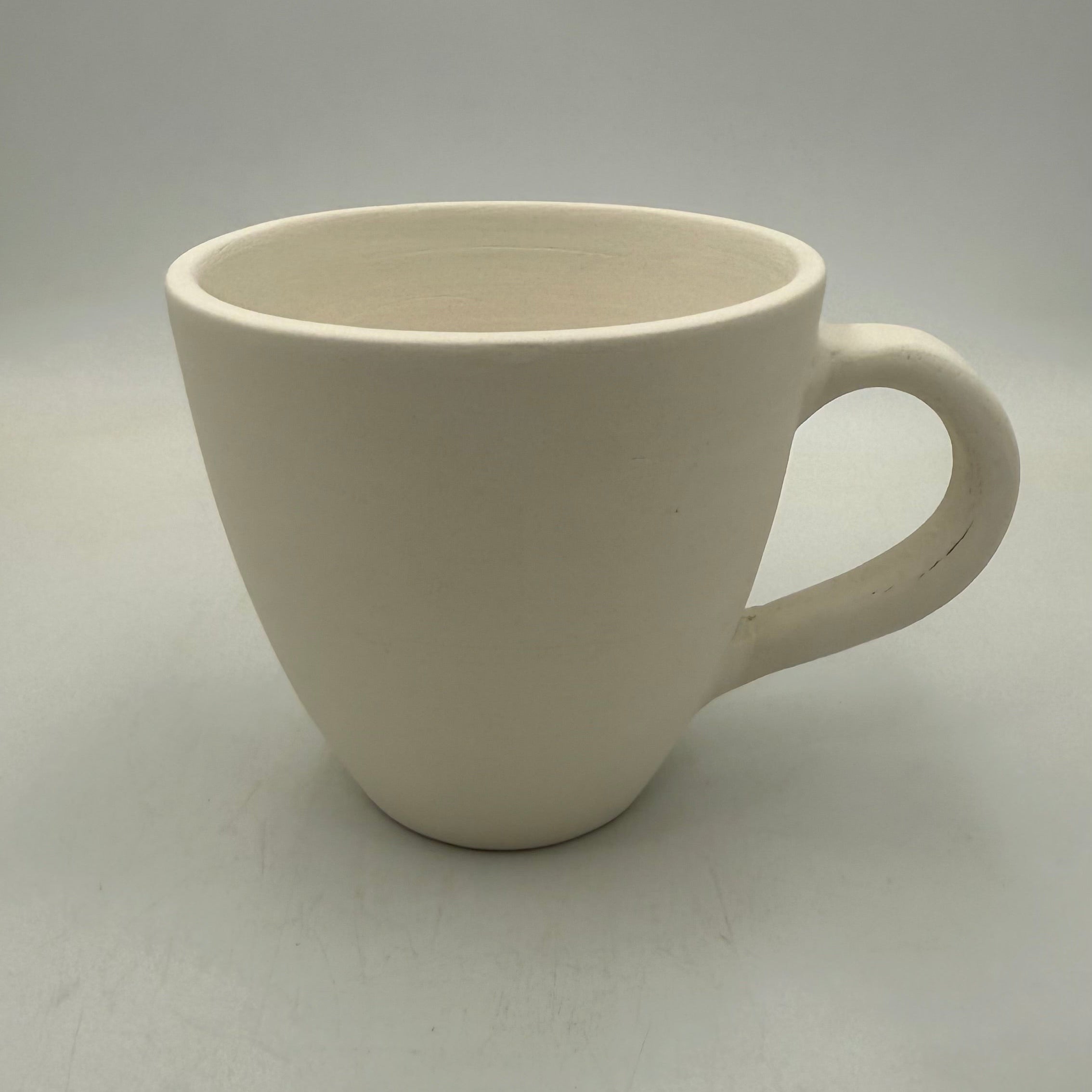 Mug with handle Earthenware Bisque 005