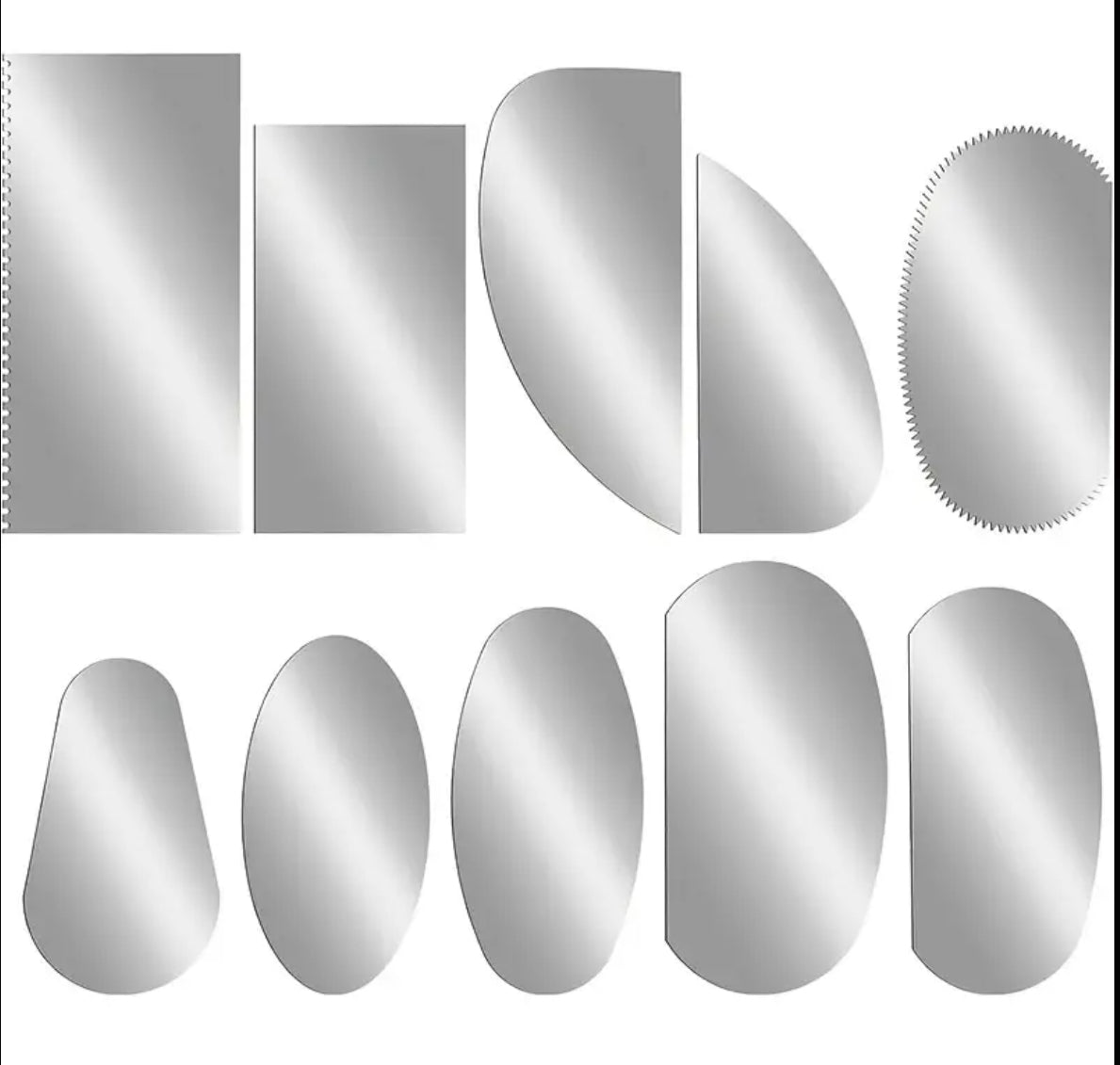 10pcs Stainless Steel Ribs