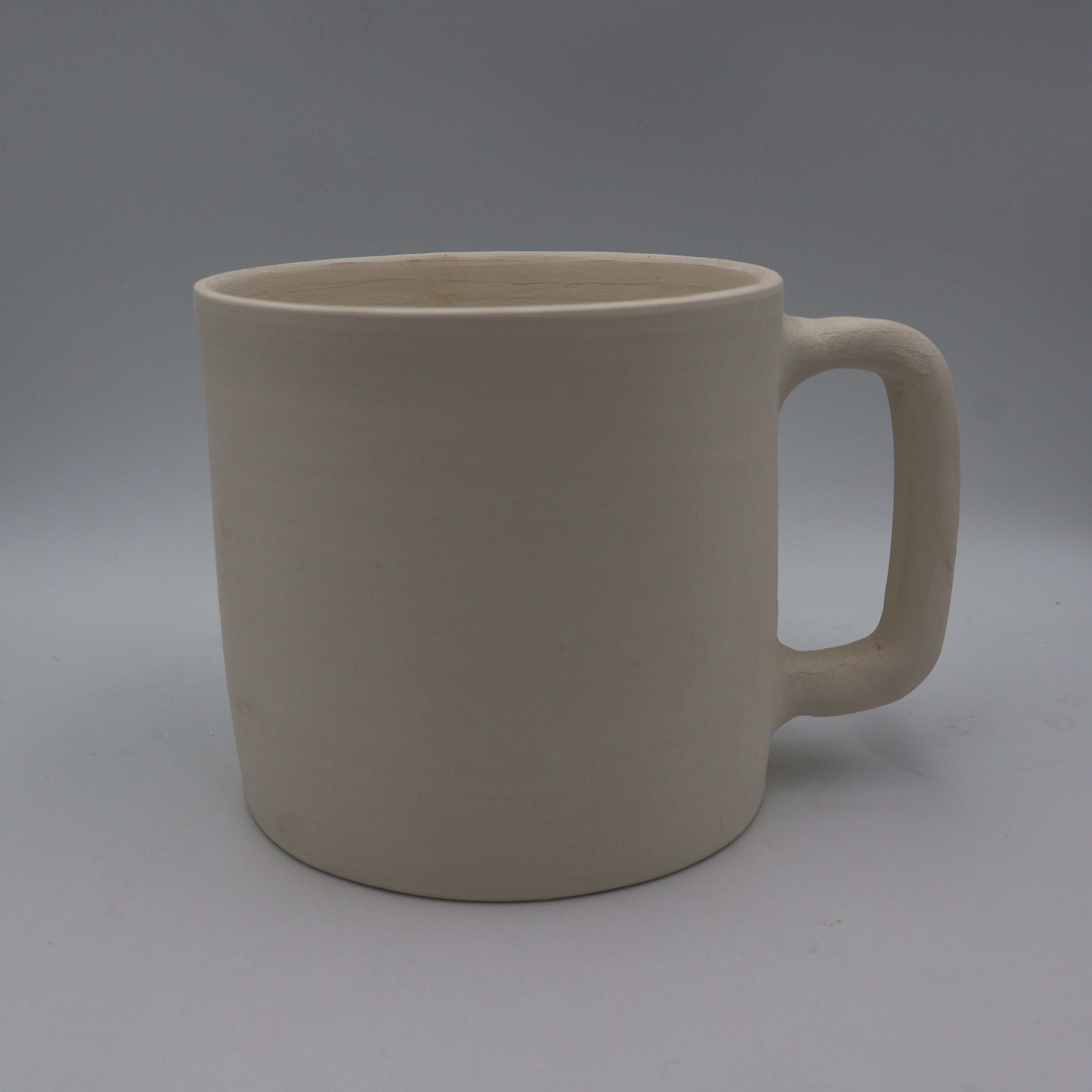 Mug with handle Earthenware Bisque