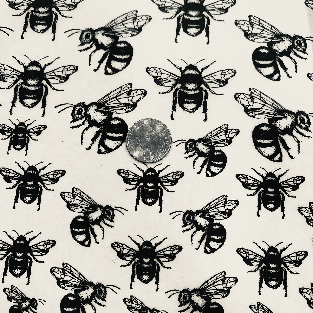 Bees - Underglaze Transfer Sheet - Black