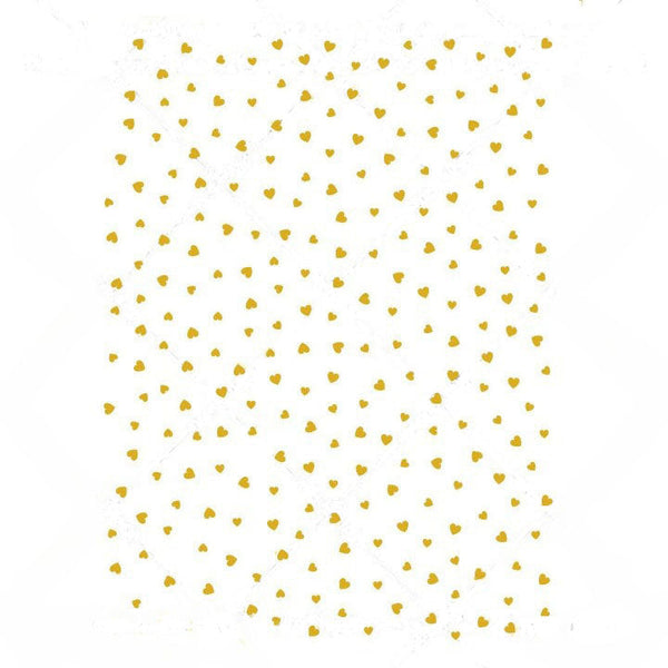 Little Gold Hearts - Gold Decal