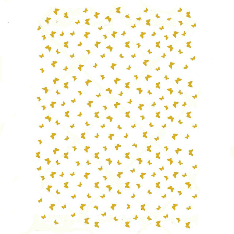 Little Butterflies - Golden Color decal
