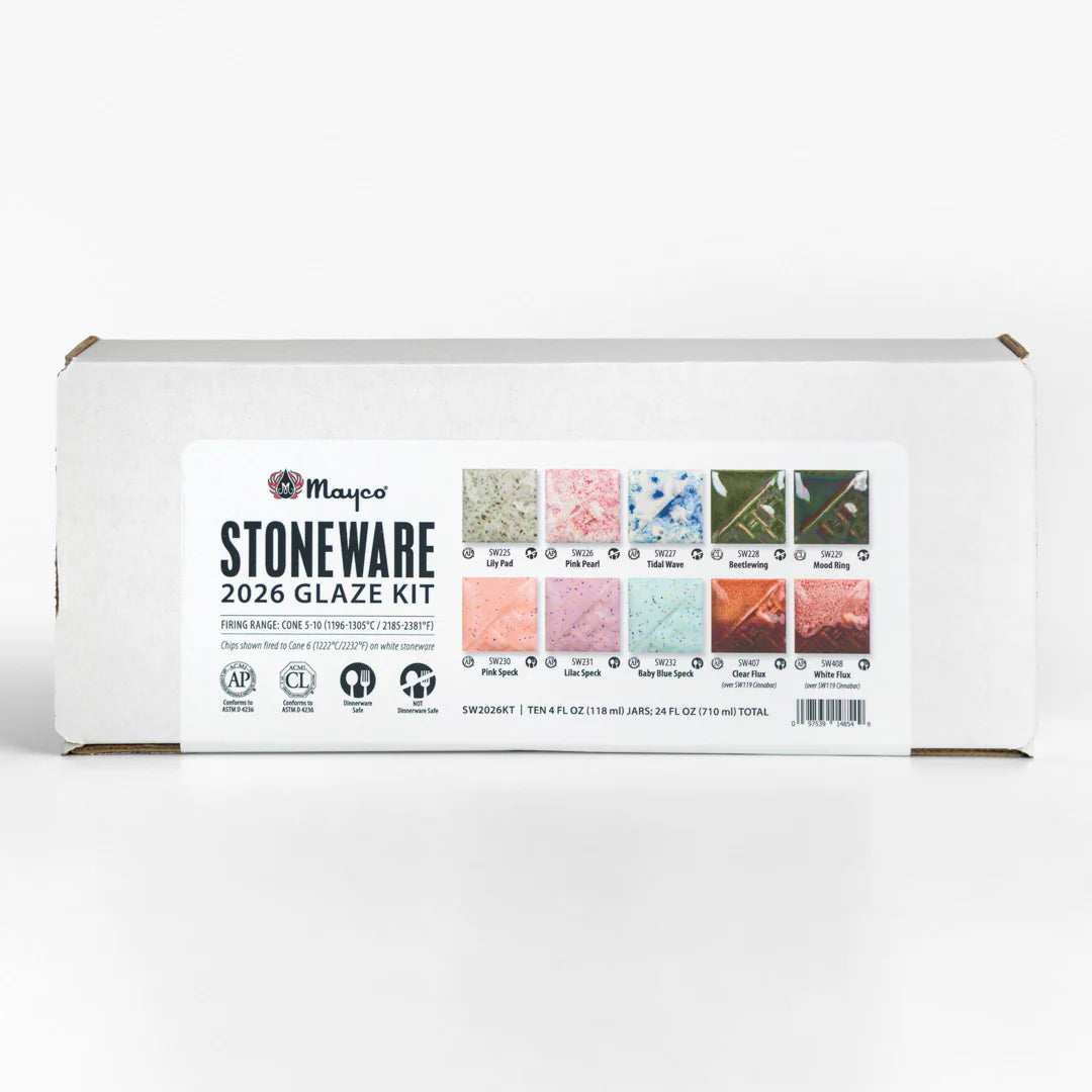 2026 Stoneware Sample Glaze Kit (4oz) SW2026KIT