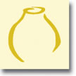 Gold Potters ink Pad