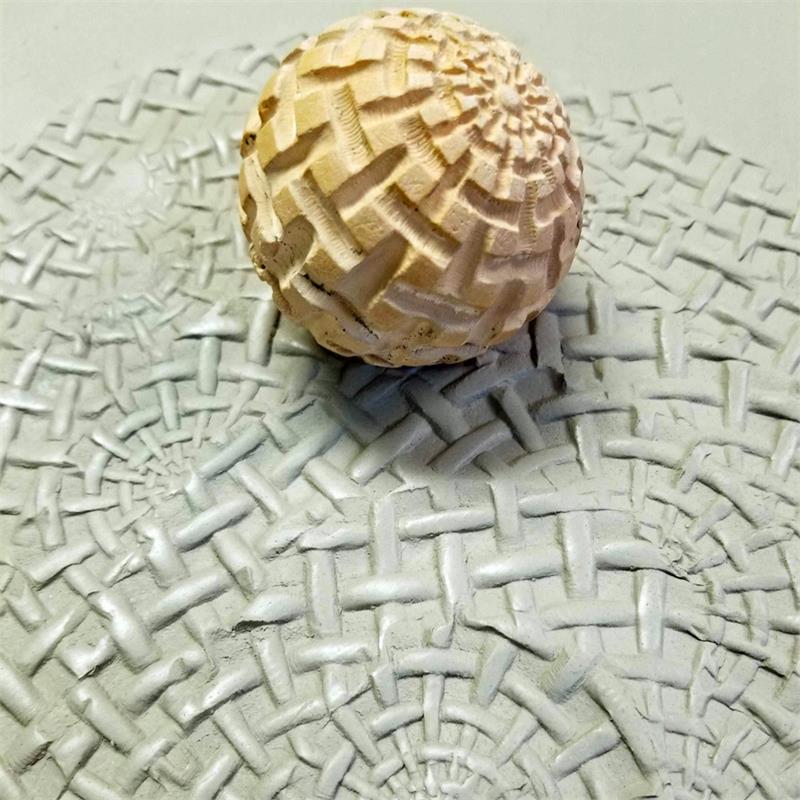 Texture Sphere - Basket Weave - Medium size