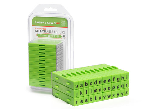 Attachable Letters Stamp Set 36pcs Lowercase