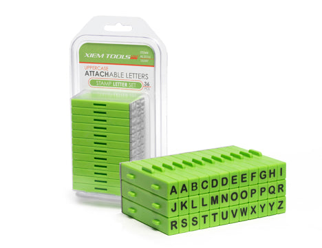 Attachable Letters Stamp Set 36pcs Uppercase