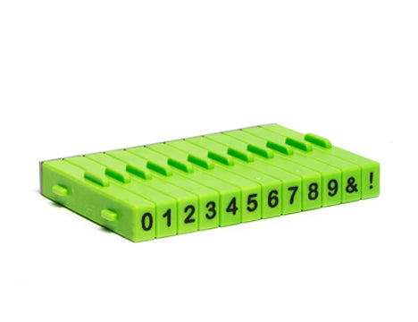 Attachable Numbers Stamp Set 12 pcs
