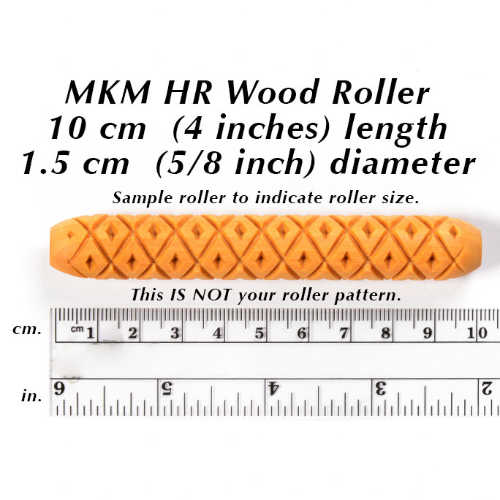 HR-001 HandRoller – Diagonal Ridges 10cm