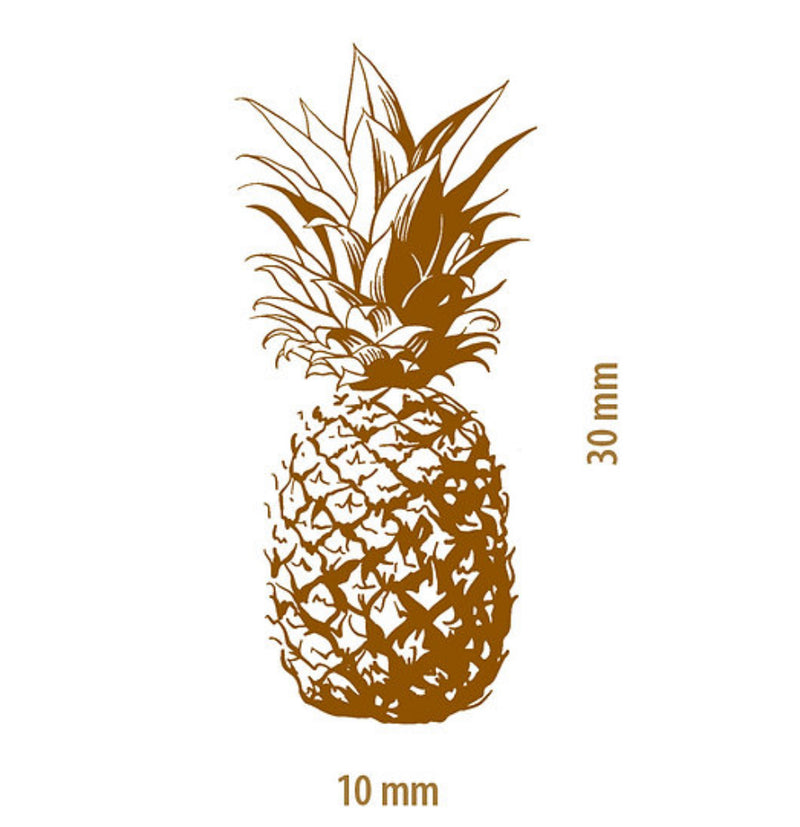Gold Decal - Pineapple 01