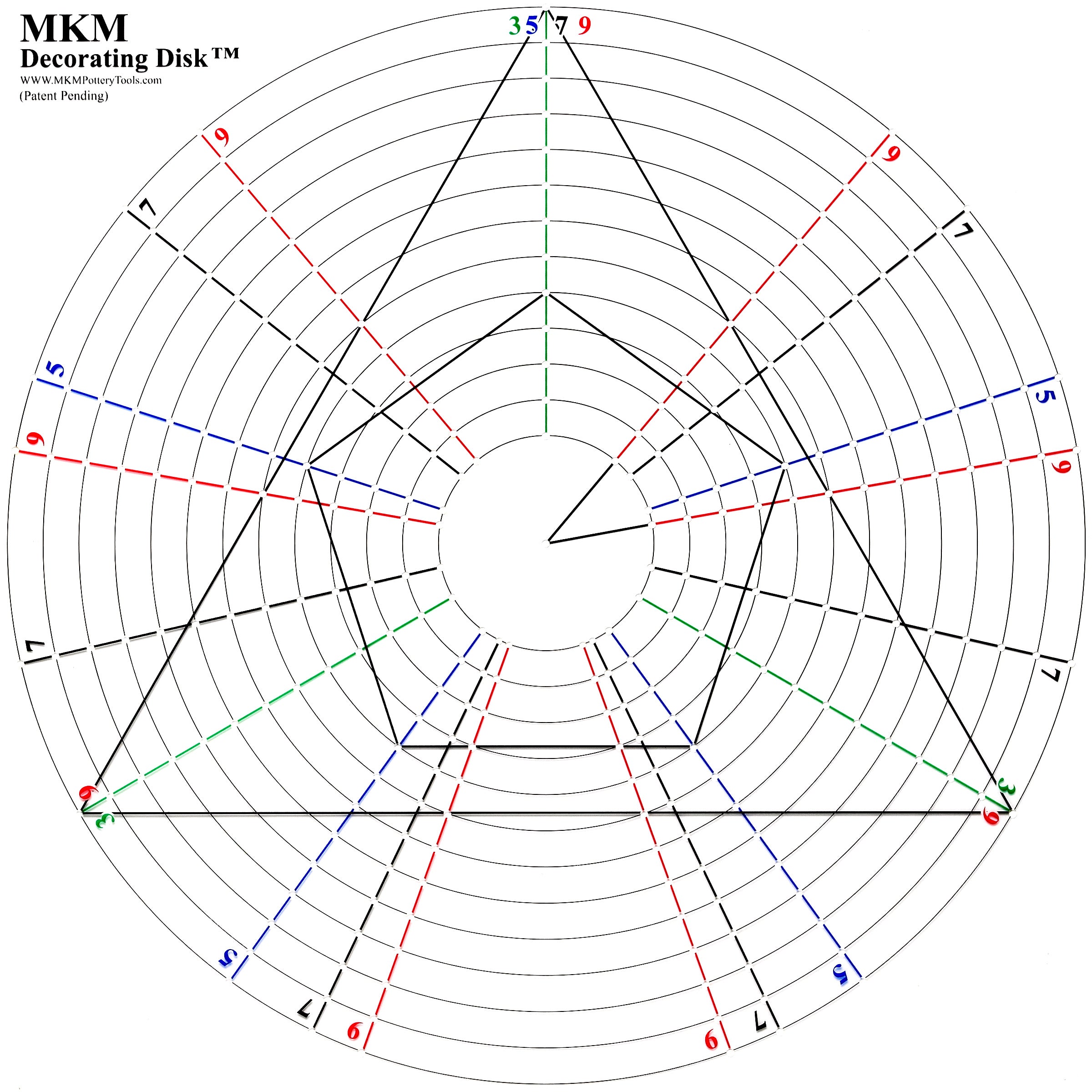 DD-15 MKM Decorating Disk – 15 inch (38 cm) diameter