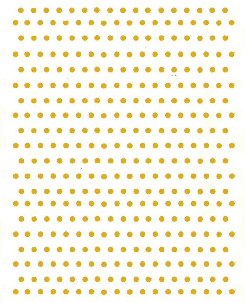 Polka Dots - Gold decal